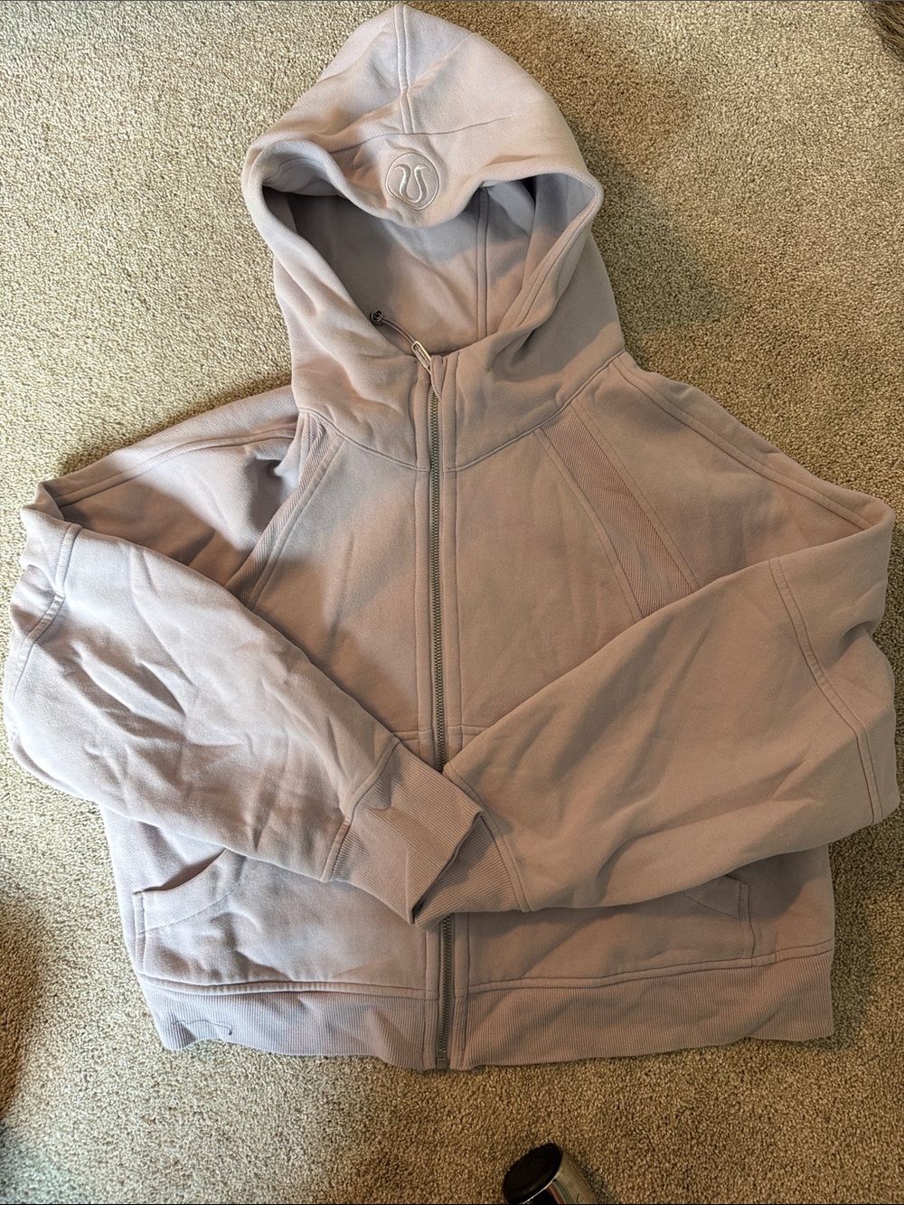 lululemon athletica Light Mauve Zip-Up Hoodie